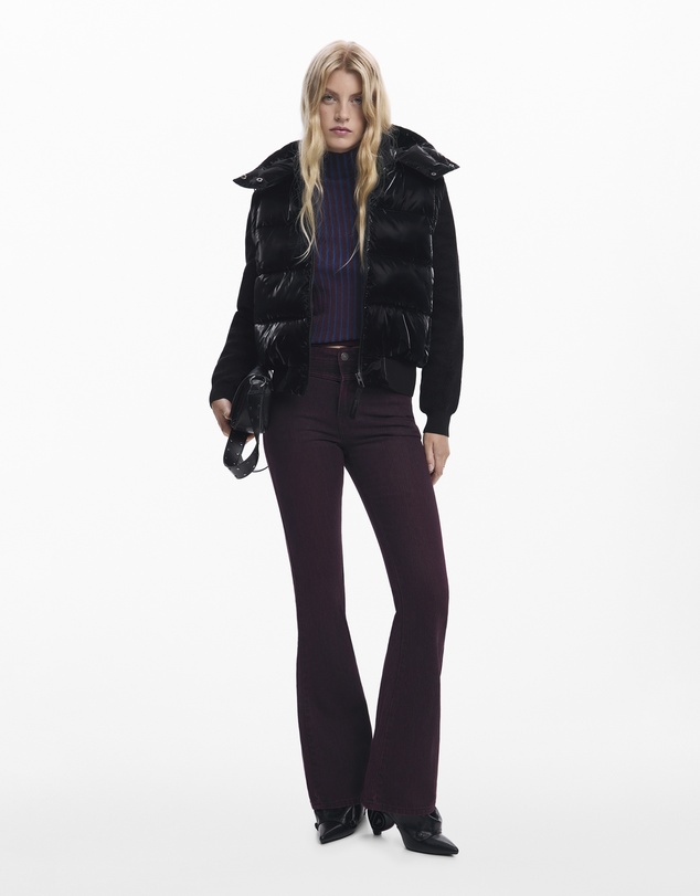 Desigual - Shiny Convertible Padded Jacket