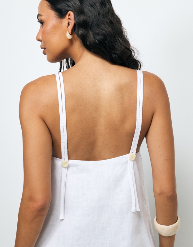 AERE - Pia Linen Top