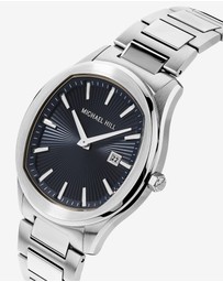 Michael Hill - Quartz Watch with Deep Blue Dial in Stainless Steel