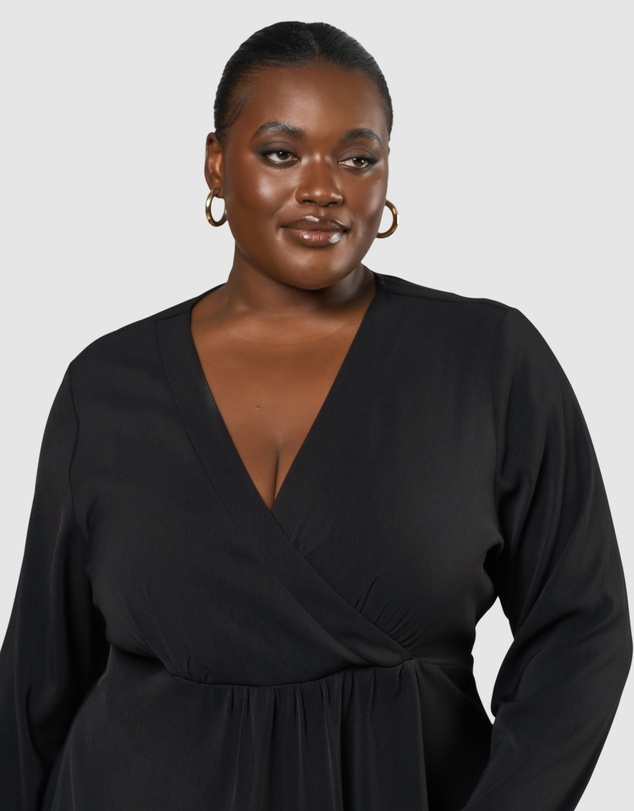 Something 4 Olivia - Olea Drape Mini Dress