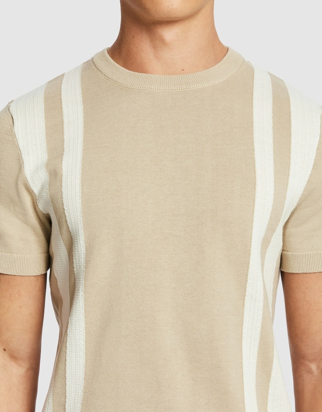 yd. - Teddy Stripe Knitted Tee