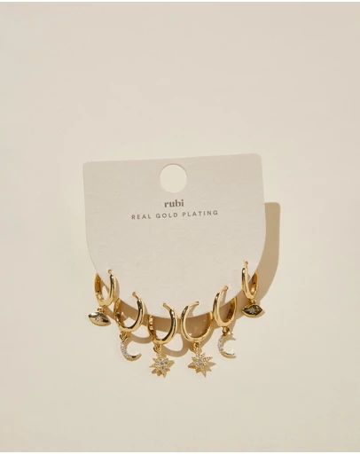 Rubi - 3Pk Mid Earring