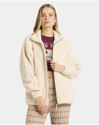 Billabong - Womens Sweet Ride Zip Fleece Top