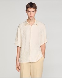 Sandro - Jacquard Cross Mc Shirt