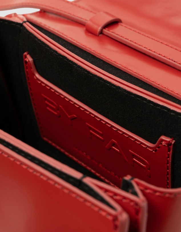 By Far - Mini 2.0 Semi Patent Leather Bag