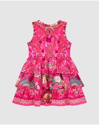 Camilla - Woven Tank Mini Dress - Kids-Teens