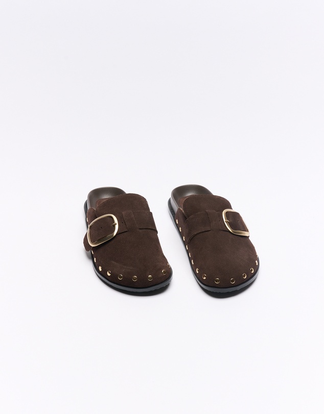 Walnut Melbourne - Mia Leather Mule