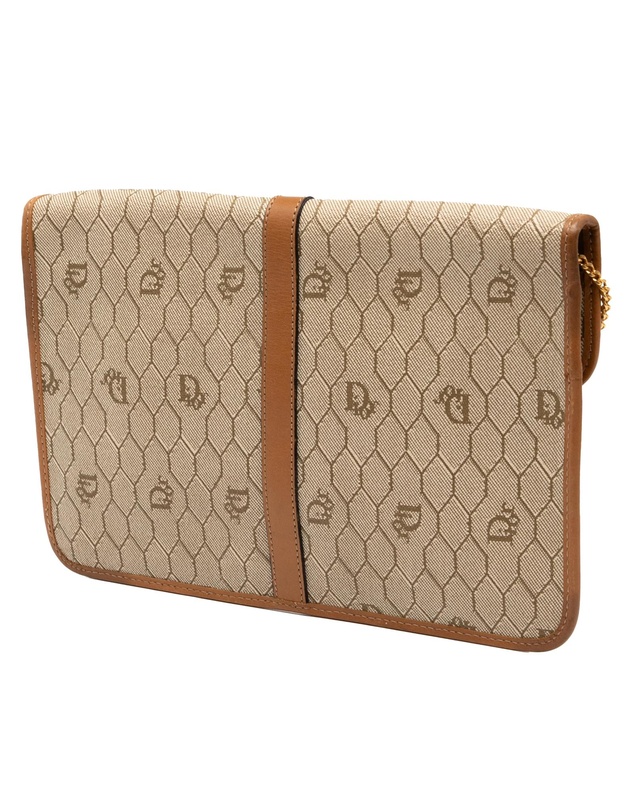 Pre-Loved by Azura Reborn - Pre-Loved Honeycomb Coated Canvas Chain Crossbody