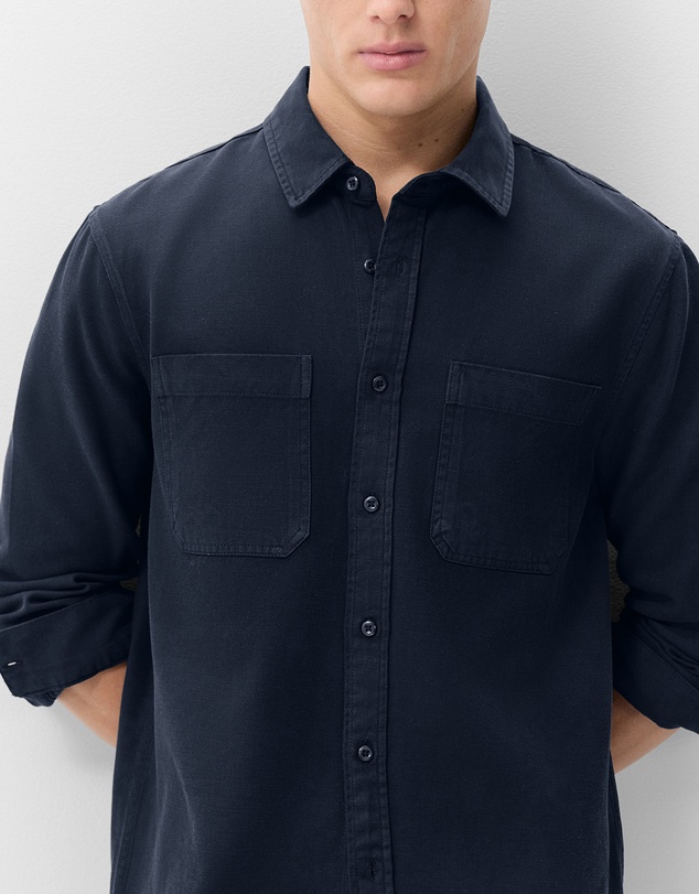 UNISON - Cotton Lyocell Relaxed Fit Shirt