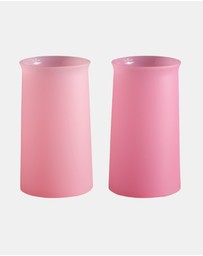 porter green - stegg | silicone unbreakable highball glasses
