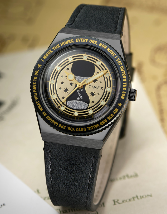 TIMEX - Harry Potter x Q Timex Time Turner Chronograph 36mm Leather Strap Watch
