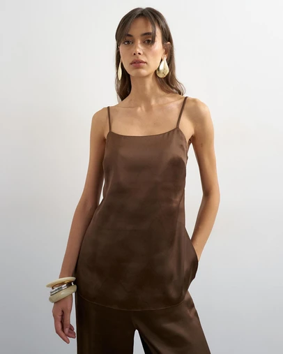 TOPSHOP - Bianca SS Cami Top Woven