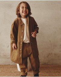 Alfred - Arthur Long Worker Jacket I Khaki