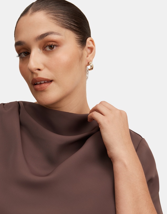 Forever New Curve - Jolie Curve High Neck Top