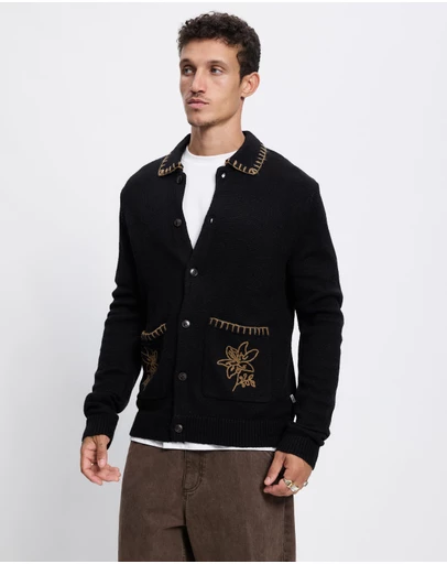 Rhythm - Whip Stitch Button Up Knit