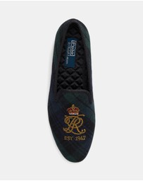 Polo Ralph Lauren - Paxton Bullion-Crest Plaid Loafer - Men's