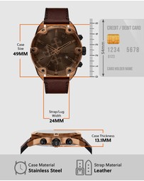 Diesel - Spiked Brown Chronograph Watch