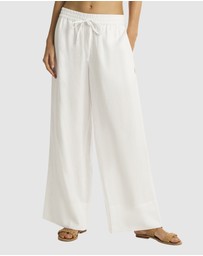 Sea Level Australia - Tidal Linen Palazzo Pant