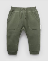 Purebaby - Slouchy Track Pant -Kids-Babies