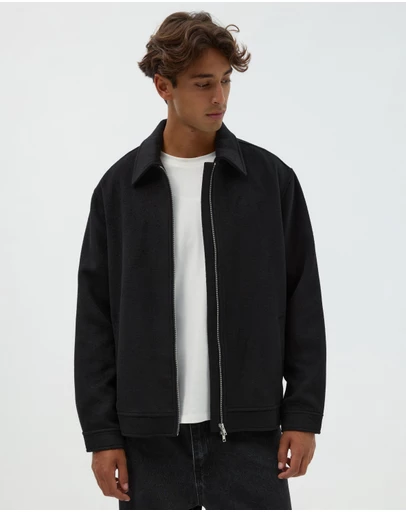 AERE - Wool Double Zip Jacket