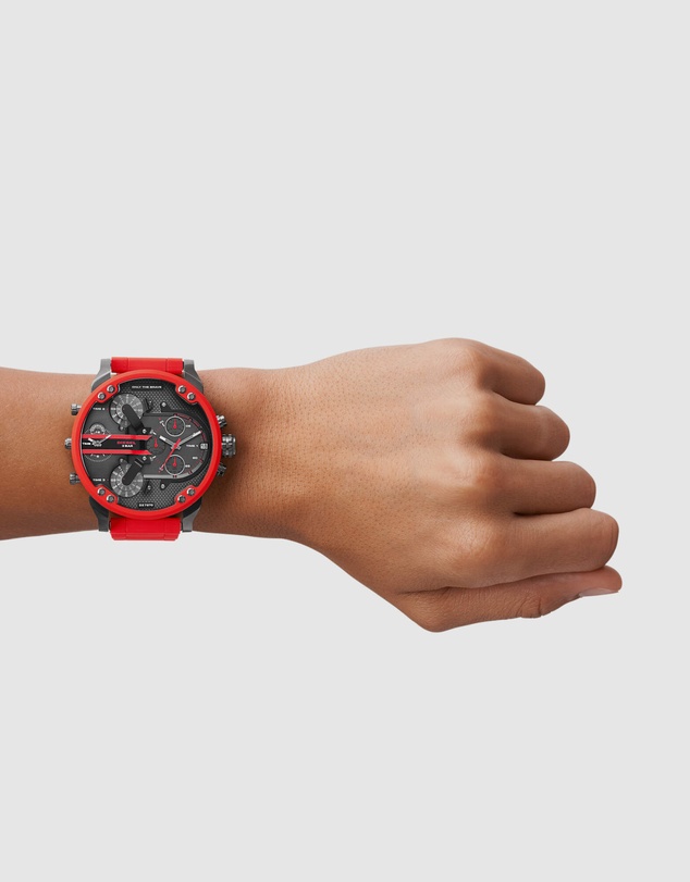 Diesel - The Daddies Series Red Analogue Watch