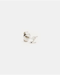 By Charlotte - Sterling Silver Love Z Earring