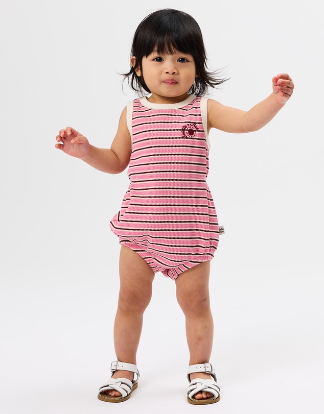 Goldie + Ace - Waffle Bubble Romper - Babies