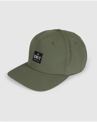 UNIT - UNIT Level Men's Flat Peak Unstructured Strapback Cap