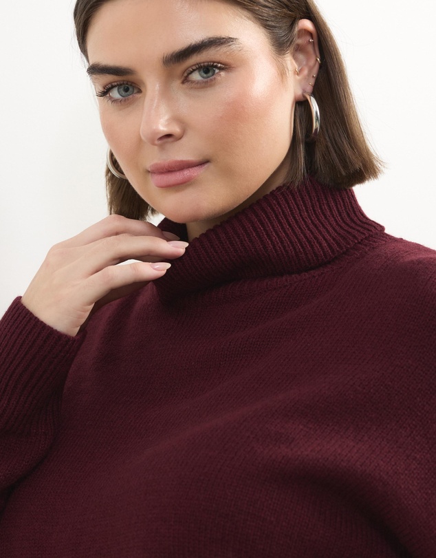 Atmos&Here Curvy - Winnie Wool Blend Knit Jumper