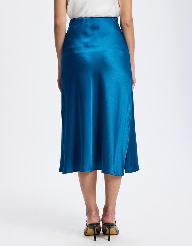 Mossée - Lily Midi Silk Skirt