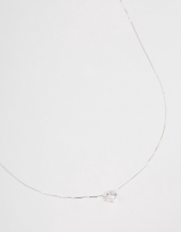 Lovisa - Sterling Silver Classic Claw Pendant Necklace