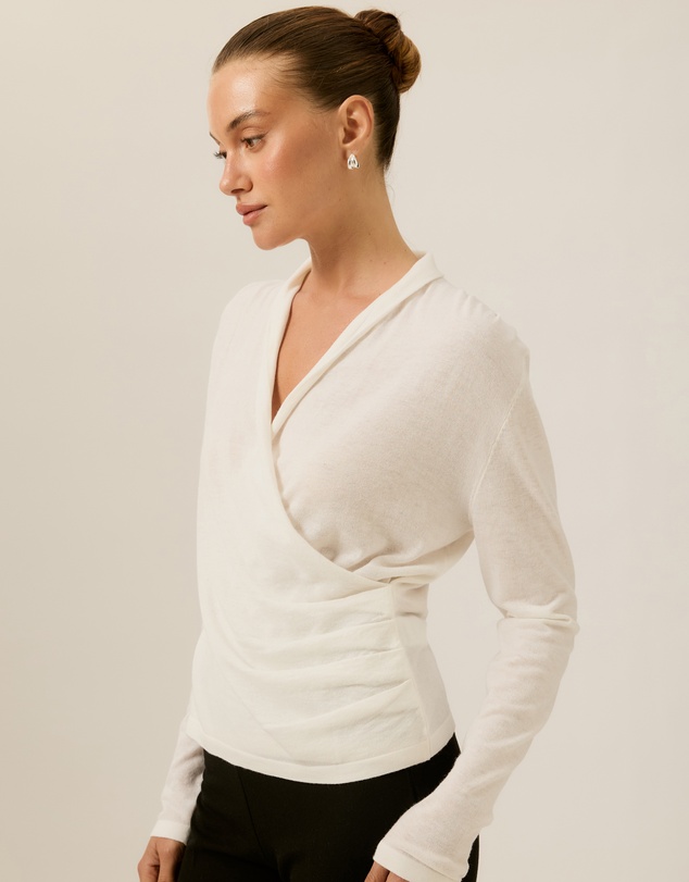Tussah - Drape Knit Top