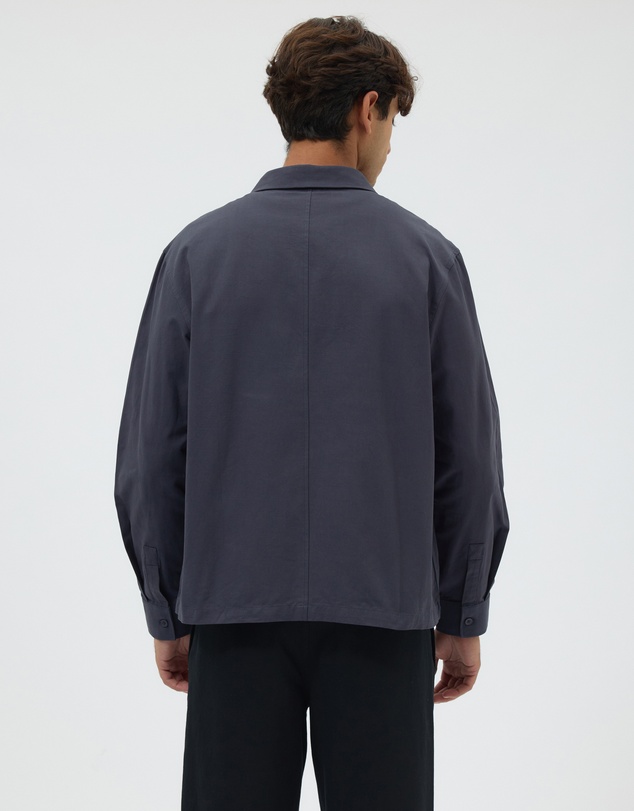 AERE - Boxy Fit Cotton Overshirt