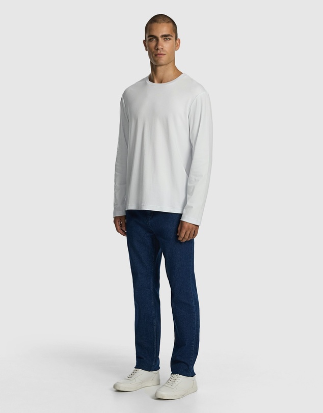 yd. - Zander Long Sleeve Mercerised Cotton Tee