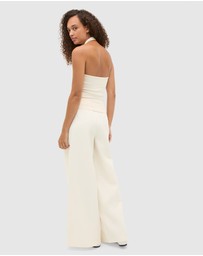 Seed Heritage - Halter Rib Scoop Neck Tank