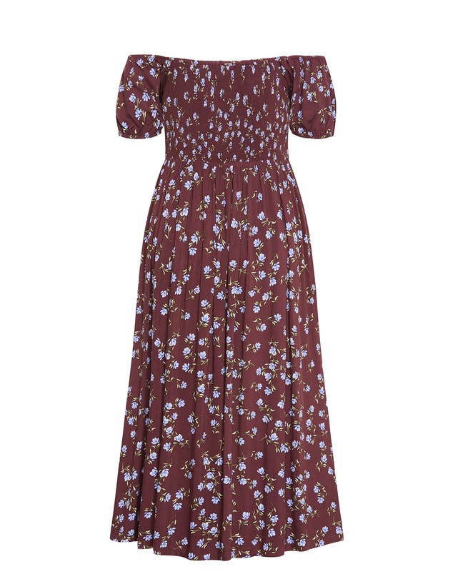 City Chic - Abbie Print Maxi Dress