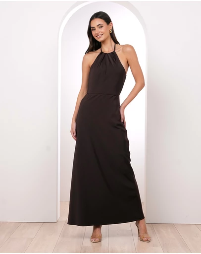 Pilgrim - Vallie Halter Neck Maxi Dress