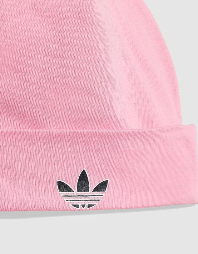 adidas Originals - Trefoil Jumpsuit And Beanie Gift Set - Babies