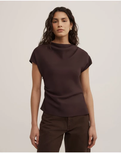 Witchery - Cowl Neck Crepe Top
