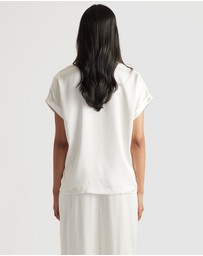 Decjuba - Annmaree Satin Tee