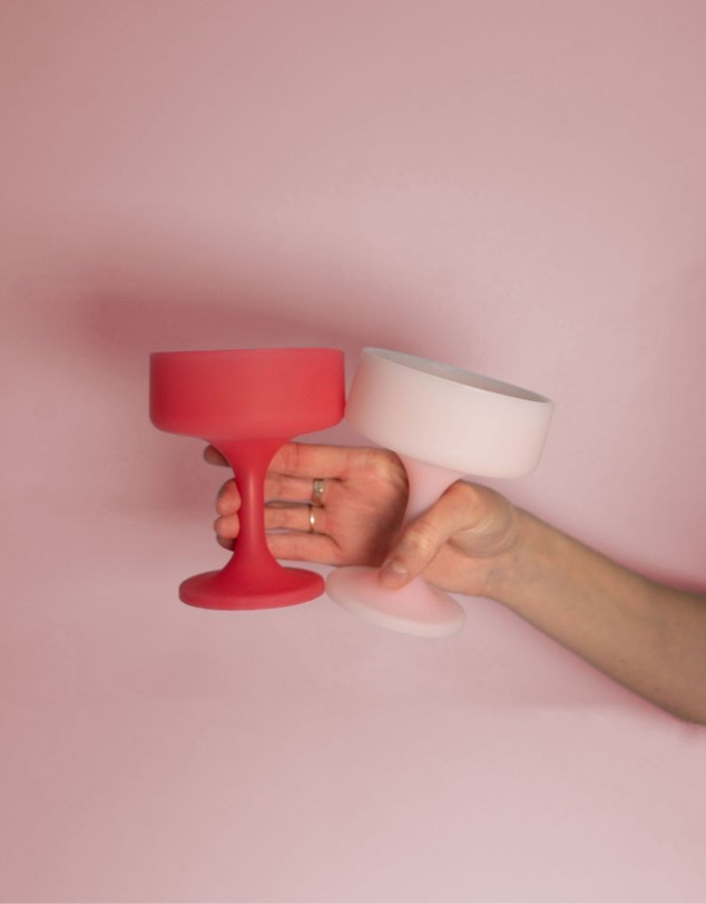 porter green - mecc | silicone unbreakable cocktail glasses