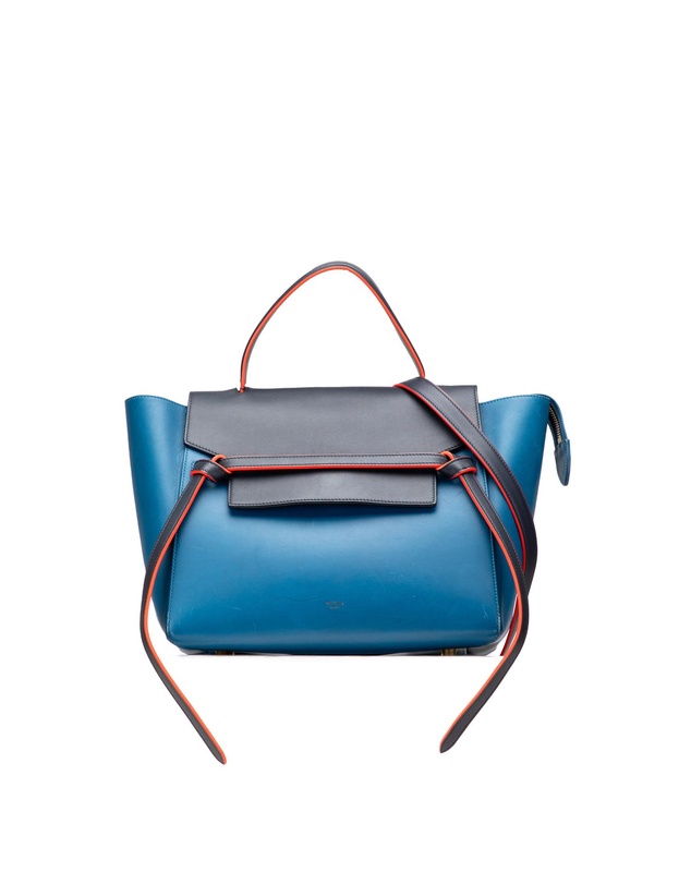 Pre-Loved by Azura Reborn - Pre-Loved celine Structured Leather Top Handle Bag with Interior Pockets and Adjustable Strap
