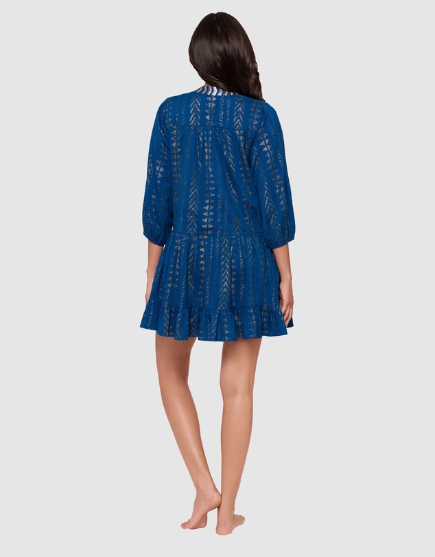 Miraclesuit Swimwear  - Beach Etc Mini Length Jacquard Cotton Beach Dress