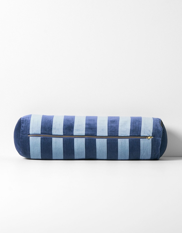 Aura Home - Velvet Stripe Bolster
