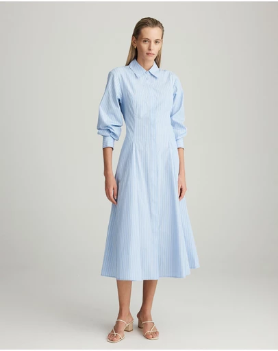 Mattir - Utility Shirt Dress Blue