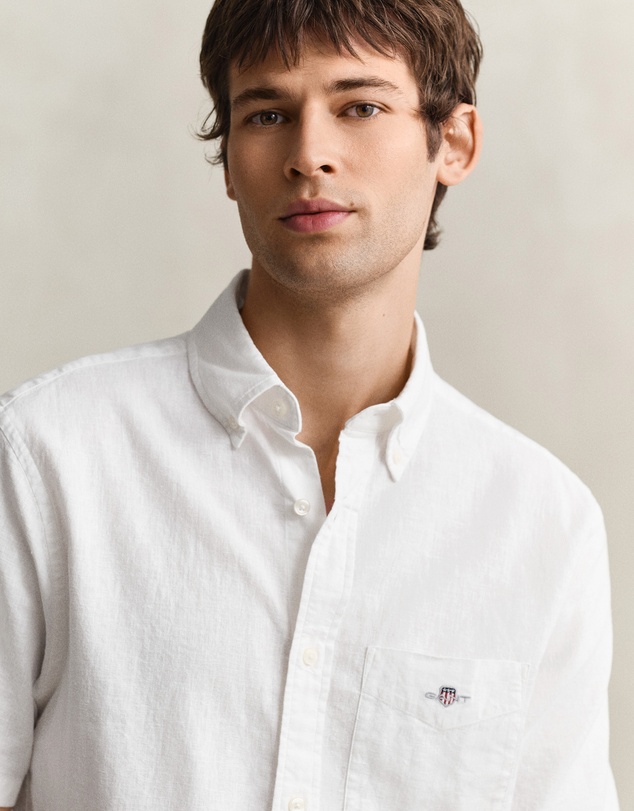 Gant - Cotton Linen Short Sleeve Shirt