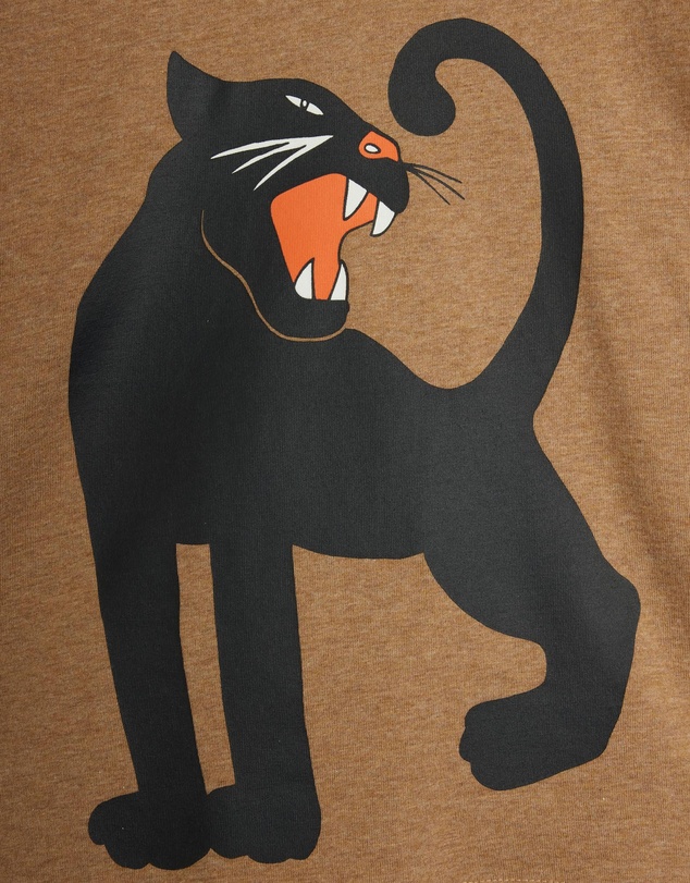 Mini Rodini - Panther SP Melange LS Tee - Babies-Teens