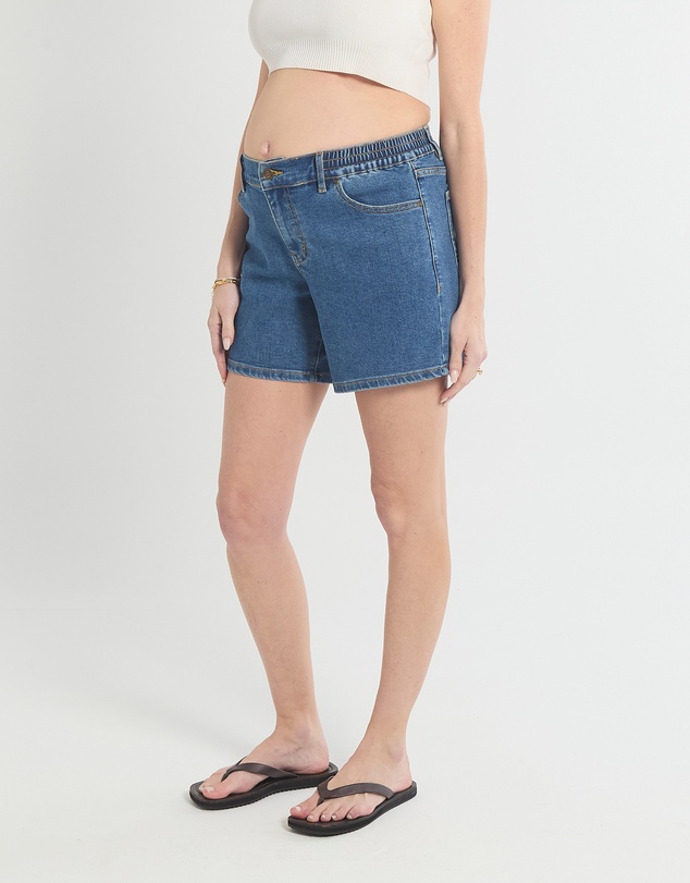 Soon Maternity - Relaxed Denim Shorts