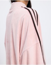 adidas Originals - Terry Towel V Neck Long Sleeve Top