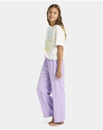 Roxy - Girls 4 to 16 Lekeito Break Linen Pants